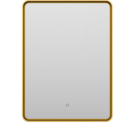 Зеркало Brevita mercury 600x800, прямоугольное, сенсор на зеркале, золото MER-Rett6-060/80-gold