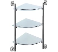 Полка угловая Potato 3-х ярусная стеклянная P7807-3