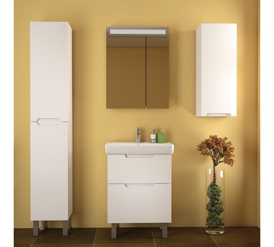 Тумба Dreja eco Q Plus 60, белая 99.0004