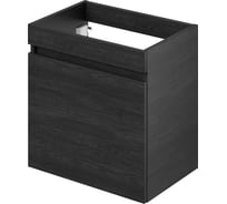 Тумба под раковину подвесная распашная IKA Аlta 50 491x336x500 Морское дерево Карбон 4657810332829