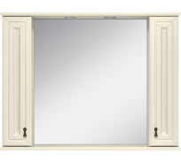 Зеркало-шкаф Misty лувр 105 слоновая кость П-Лвр03105-10142Ш