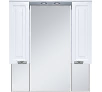 Зеркало-шкаф Misty терра 90 белое П-Тер02090-011