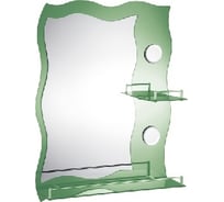 Комбинированное зеркало Potato зеленый, размер 600x450 мм P760-3