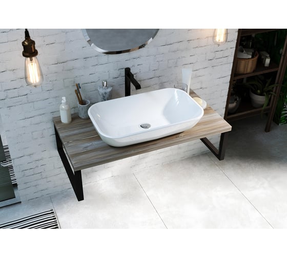 Столешница 1Marka GRUNGE LOFT 90 Дуб Намибия У85834