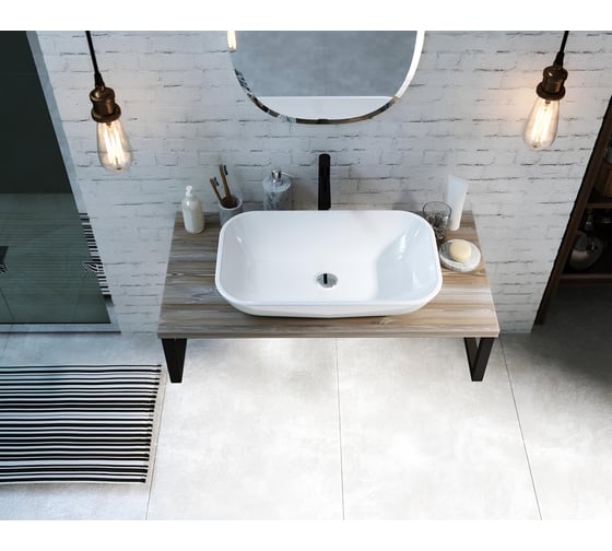 Столешница 1Marka GRUNGE LOFT 80 Дуб Намибия У85833