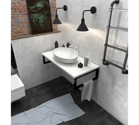 Столешница 1Marka GRUNGE LOFT 100 Бетон, светлый У85841