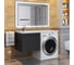Тумба под стиральную машину Uperwood Magenta 60 см, подвесная, черная, с дверцами 5930205152 5