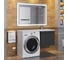 Тумба под стиральную машину Uperwood Magenta 60 см, подвесная, черная, с дверцами 5930205152 7