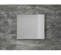 Зеркальный шкаф Style Line «Стокгольм» 80 см, белый рифленый софт ЛС-00002324