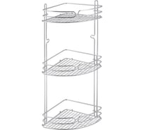 Полка 3-х ярусная NOVADOM угловая 205x205x525 E-513