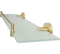 Полка стеклянная с бортиком Raindrops Gold 23553