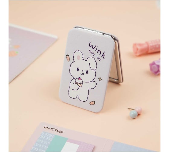 Карманное складное зеркальце MESHU Lucky bunny MS_52709