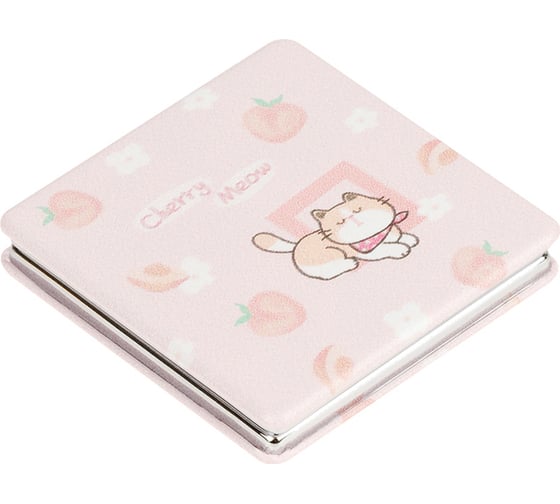 Карманное складное зеркальце MESHU Peach meow MS_52697