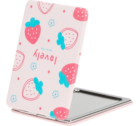 Карманное складное зеркальце MESHU Lovely strawberry MS_52723