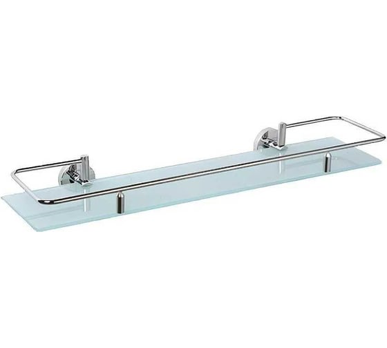 Стеклянная полка NOVADOM c бортиком N1707-1 1