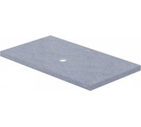 Столешница из литьевого мрамора СаНта серый, 805х35х450 мм 900154