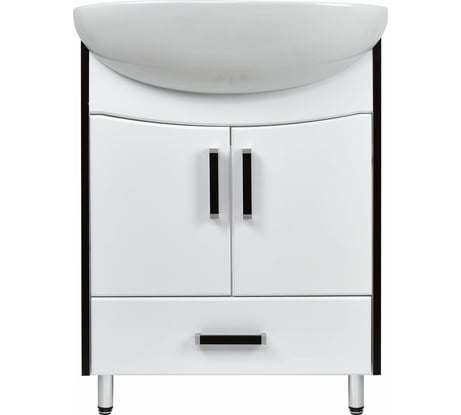 Тумба DORATIZ Астра 50 под умывальник Уют-50, белый с ящиком 9911.029