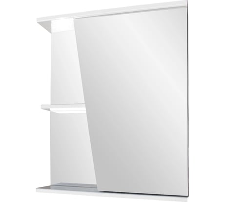 Зеркало DORATIZ Парус 55 правое, белый, со шкафчиком 2711.091
