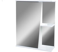 Зеркало Doratiz Парус 55 левое, белый, со шкафчиком 2711.09