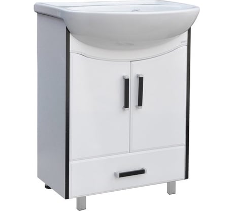 Тумба DORATIZ Астра 60 под умывальник Уют 60, белая 9911.004