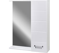 Зеркало DORATIZ Вега 70 с подсветкой, белый, со шкафчиком 2711.113
