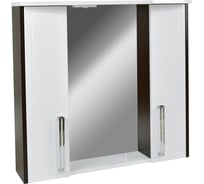 Зеркало Doratiz Мираж 80, с подсветкой, белый/венге 2711.11