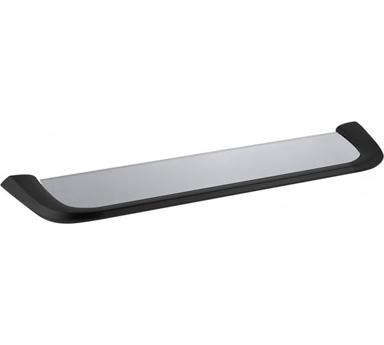 Полка ABBER Nord стеклянная, черная матовая AA1555B 1