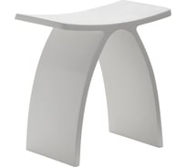 Стульчик для ванной ABBER Stein белый матовый AS1639