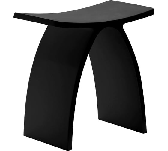 Стульчик для ванной ABBER Stein черный матовый AS1639MB 1