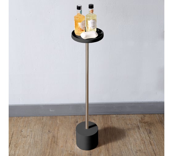 Стойка для ванной комнаты ABBER Stein черная матовая AS1634MB 1