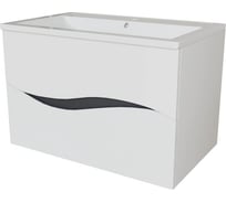 Тумба для ванной MIXLINE "Лайф-80" подвесная под умывальник Марго-80 ПВХ 553033