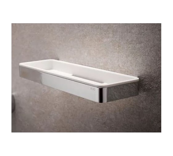 Корзинка для губки Keuco Elegance Plan хром/белый 14958010051 00000064849