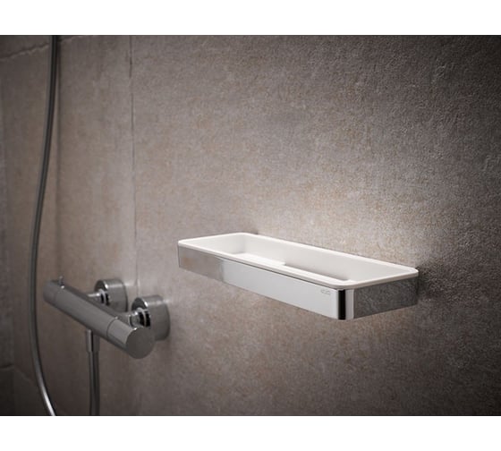 Корзинка для губки Keuco Elegance Plan хром/белый 14958010051 00000064849