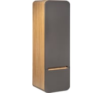 Шкаф-колонна Runo Ницца 35 дуб натуральный графит правый 00-00002129