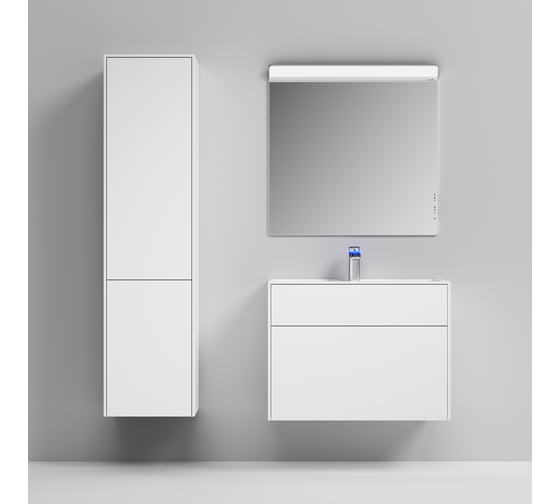 Настенное зеркало AM.PM Inspire V2.0 с LED-подсветкой 80 см M50AMOX0801SA