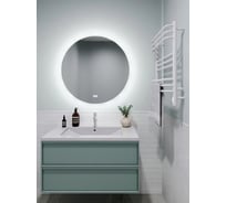 Зеркало с led-подсветкой Terminus Прато 800x800 quick touch back 04M80x80B