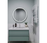 Зеркало с led-подсветкой Terminus Прато 800x800 quick touch front 04M80x80F
