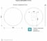 Зеркало с led-подсветкой Terminus Прато 800x800 quick touch front 04M80x80F 4