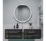 Зеркало с led-подсветкой Terminus Прато 800x800 quick touch front 04M80x80F 6
