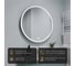 Зеркало с led-подсветкой Terminus Прато 800x800 quick touch front 04M80x80F 7