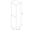 Пенал подвесной IDDIS 40 см, Эдифис (Edifice), белый EDI40W0i97 1