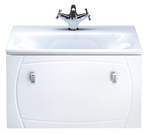 Тумба для ванной комнаты IDDIS Rise подвесная, белая, 70 см RIS70W0i95
