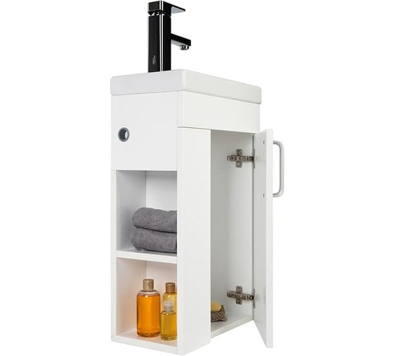Тумба для ванной комнаты IDDIS Torr подвесная, белая, 40 см TOR40W1i95