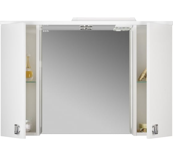 Шкаф-зеркало IDDIS Rise 90 см, белый RIS90W0i99