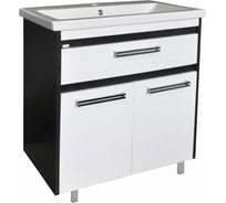 Тумба DORATIZ Мираж 80 под умывальник Сомо-80, белый/венге 9912.492