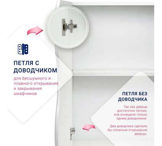 Шкаф Монако 50DORATIZ , шкафчик белый 2712.280