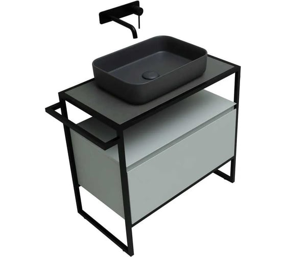 Тумба ALLEN BRAU PRIORITY 80, рapyrus white matt 1.31002.PWM 00274298