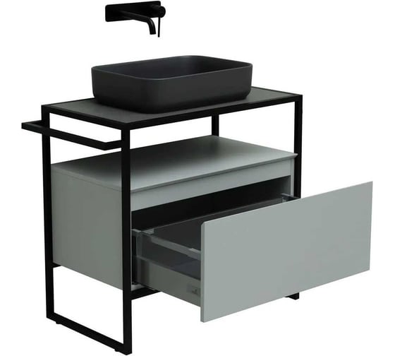 Тумба ALLEN BRAU PRIORITY 80, рapyrus white matt 1.31002.PWM 00274298