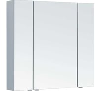 Зеркальный шкаф Aquanet Алвита new 90 серый 00303895