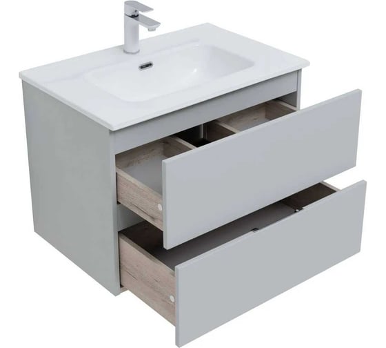 Тумба Aquanet Алвита new 70 серый 00303907